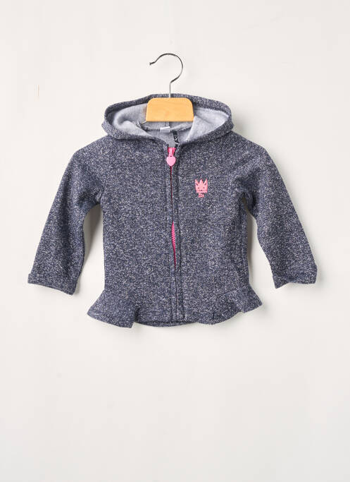 Vestă cu mâneci lungi bleumarin 3 POMMES fată