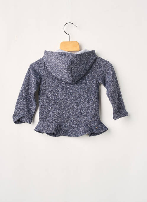 Vestă cu mâneci lungi bleumarin 3 POMMES fată