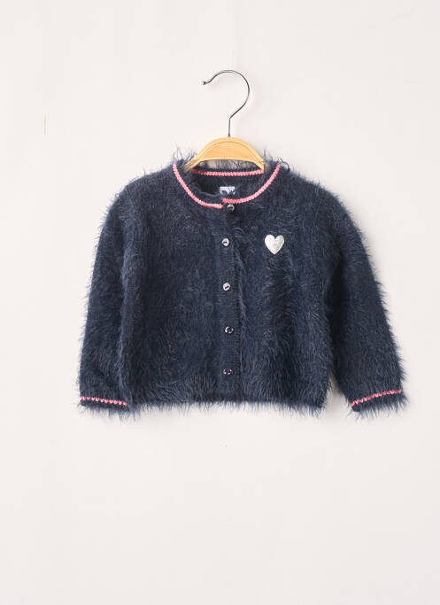 Gilet albastru 3 POMMES fată