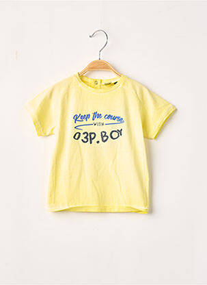 Tricou galben 3 POMMES băiat