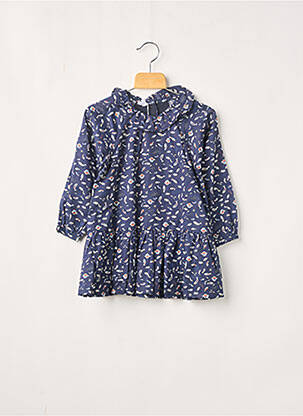 Rochie midi bleumarin ABSORBA fată