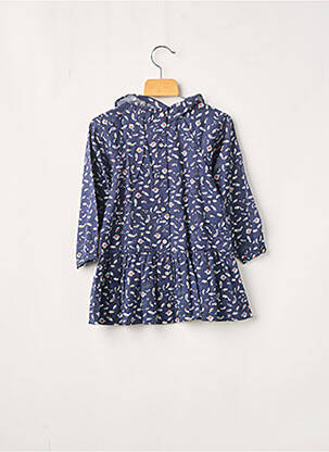 Rochie midi bleumarin ABSORBA fată