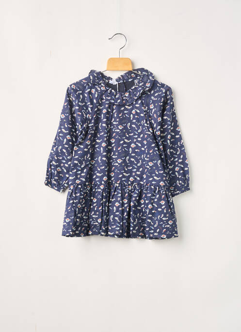 Rochie midi bleumarin ABSORBA fată