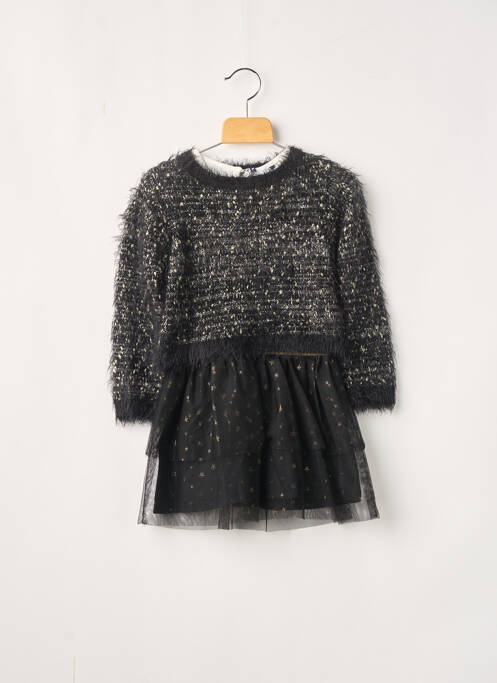 Set rochie negru 3 POMMES fată