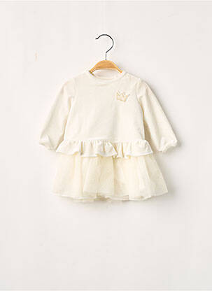 Rochie midi ecru CATIMINI fată