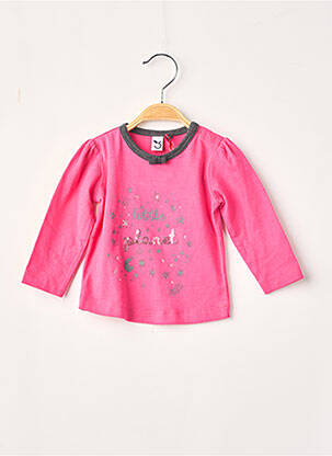 Tricou roz 3 POMMES fată