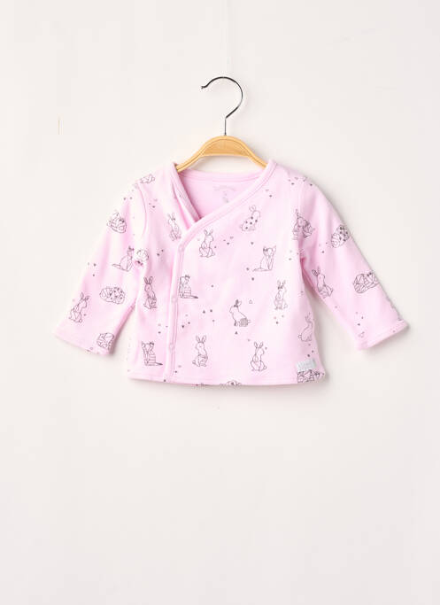 Vestă cu mâneci lungi roz 3 POMMES copil