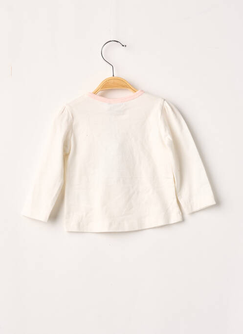 Tricou ecru 3 POMMES fată