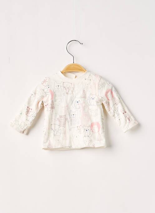 Vestă cu mâneci lungi ecru 3 POMMES băiat