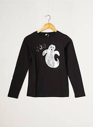 Tricou negru 3 POMMES garcon