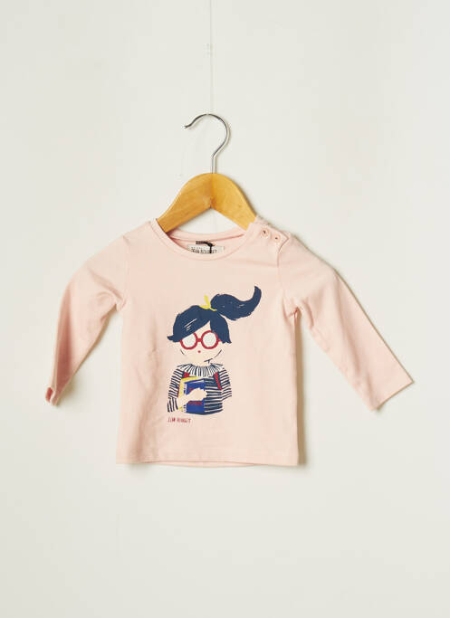 Maletă roz JEAN BOURGET fată