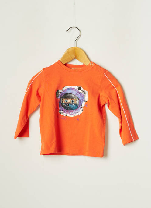 Tricou portocaliu 3 POMMES băiat