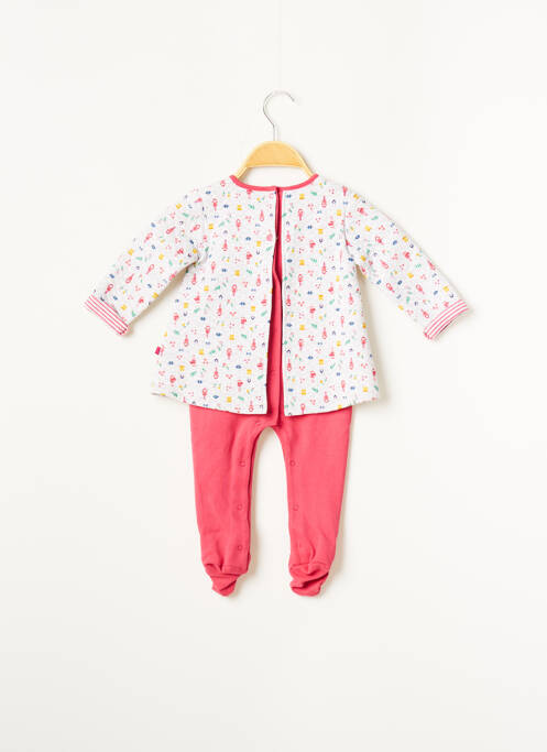 Salopetă scurtă roz ABSORBA fată