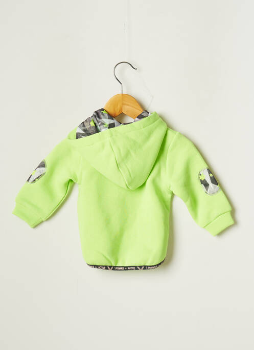 Hanorac cu glugă verde 3 POMMES băiat