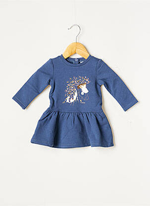 Rochie midi albastru 3 POMMES fată