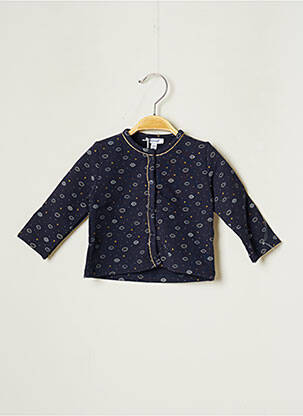 Vestă cu mâneci lungi bleumarin ABSORBA fată