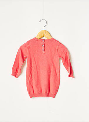 Rochie pulover portocaliu 3 POMMES fată