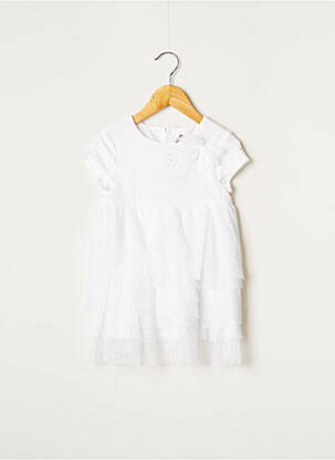 Rochie midi alb CATIMINI fată