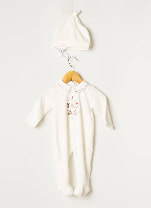 Salopetă de dormit ecru ABSORBA băiat