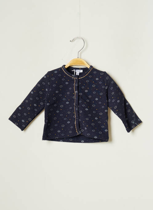 Vestă cu mâneci lungi bleumarin ABSORBA fată