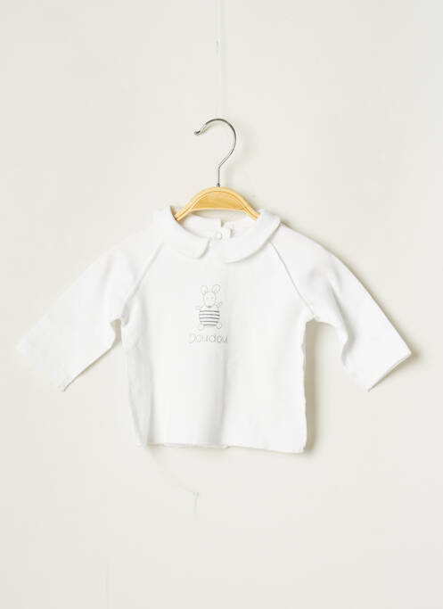 Vestă cu mâneci lungi alb ABSORBA copil