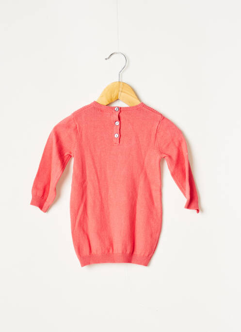 Rochie pulover portocaliu 3 POMMES fată