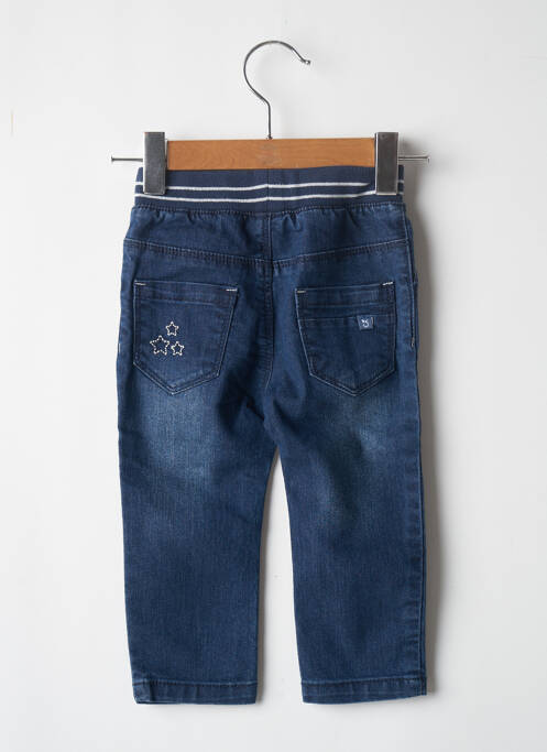 Blugi cu croială dreaptă albastru 3 POMMES fată