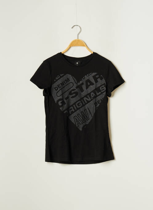 Tricou negru G STAR fată
