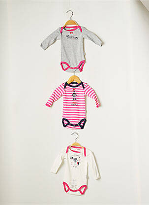 Body de lenjerie roz ABSORBA fată