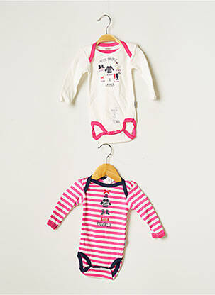 Body de lenjerie roz ABSORBA fată