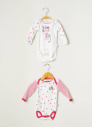 Body de lenjerie alb ABSORBA fată