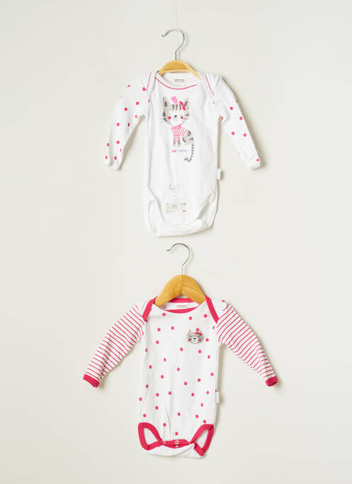 Body de lenjerie alb ABSORBA fată