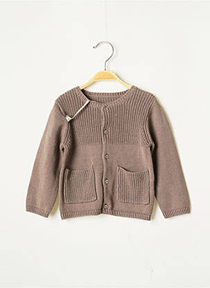 Vestă cu mâneci lungi taupe ABSORBA copil