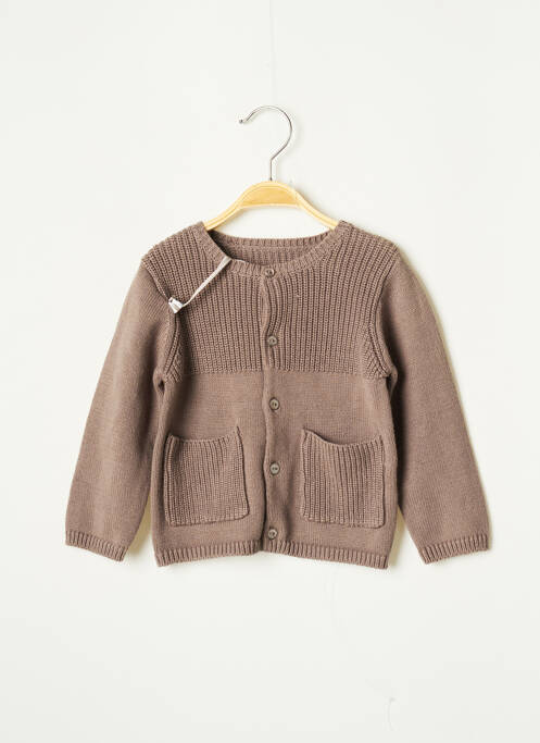 Vestă cu mâneci lungi taupe ABSORBA copil