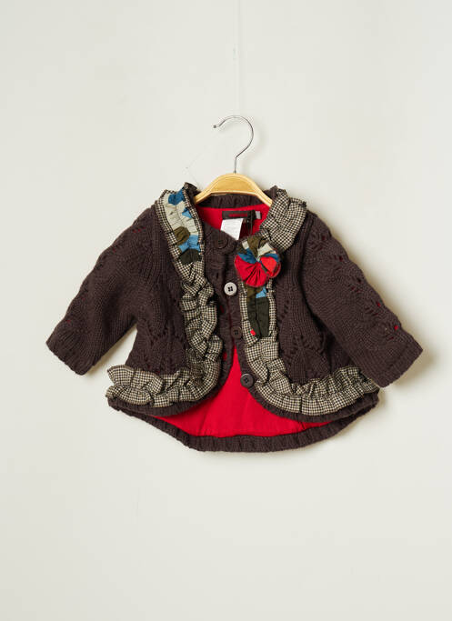 Palton lung bej CATIMINI fată