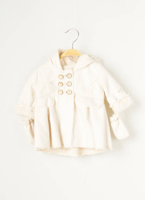 Palton lung ecru CATIMINI fată