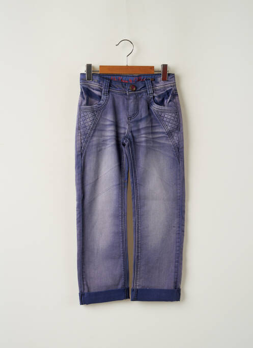 Blugi cu croială dreaptă piele CATIMINI fată