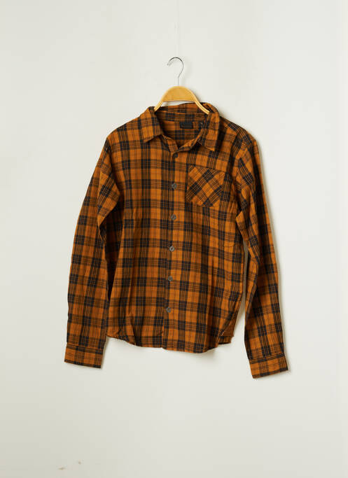 Cămașă cu mâneci lungi maro BECKARO băiat