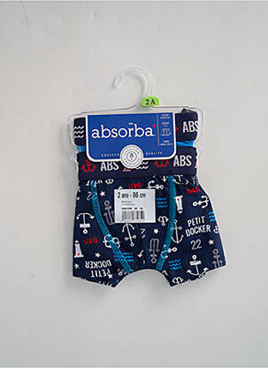 Boxer bleu marin ABSORBA băiat