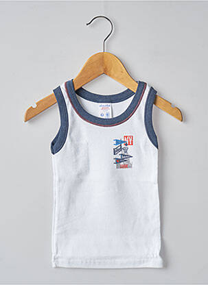 Maiou alb ABSORBA băiat