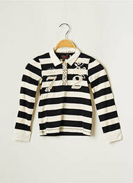 Polo negru CATIMINI fille