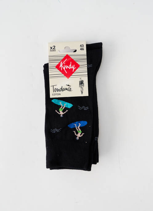 Șosete negru KINDY bărbat