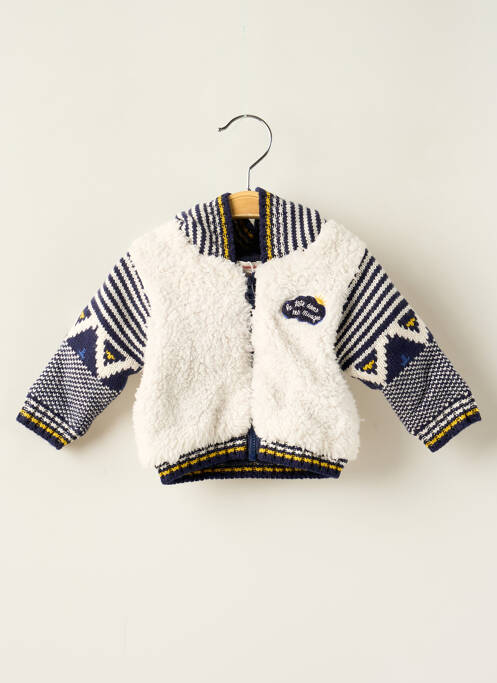 Gilet alb CATIMINI băiat