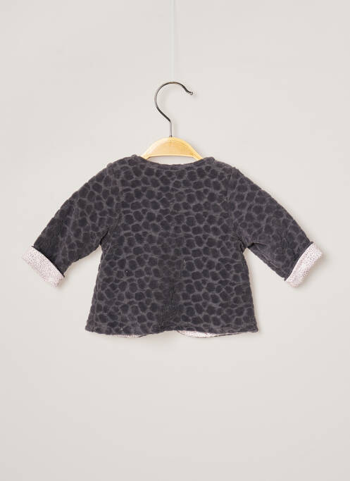 Vestă cu mâneci lungi gri 3 POMMES fată