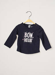 Tricou bleumarin 3 POMMES fille