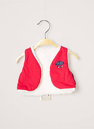 Vestă fără mâneci roz 3 POMMES fată