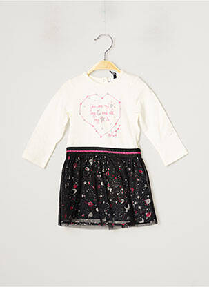 Rochie midi alb 3 POMMES fată