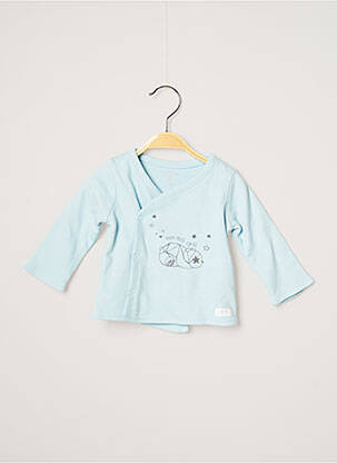 Tricou albastru 3 POMMES copil