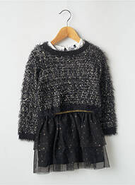 Rochie midi negru 3 POMMES fată