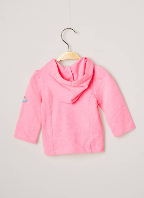 Vestă cu mâneci lungi roz 3 POMMES fată